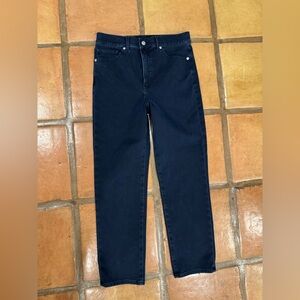 Express slim super high rise size 10 dark wash like new